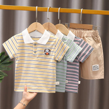 Cool Boys Striped Summer Set - Kalizeh