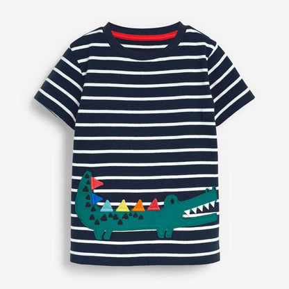 Crocodile Striped Boys Summer Set - Kalizeh