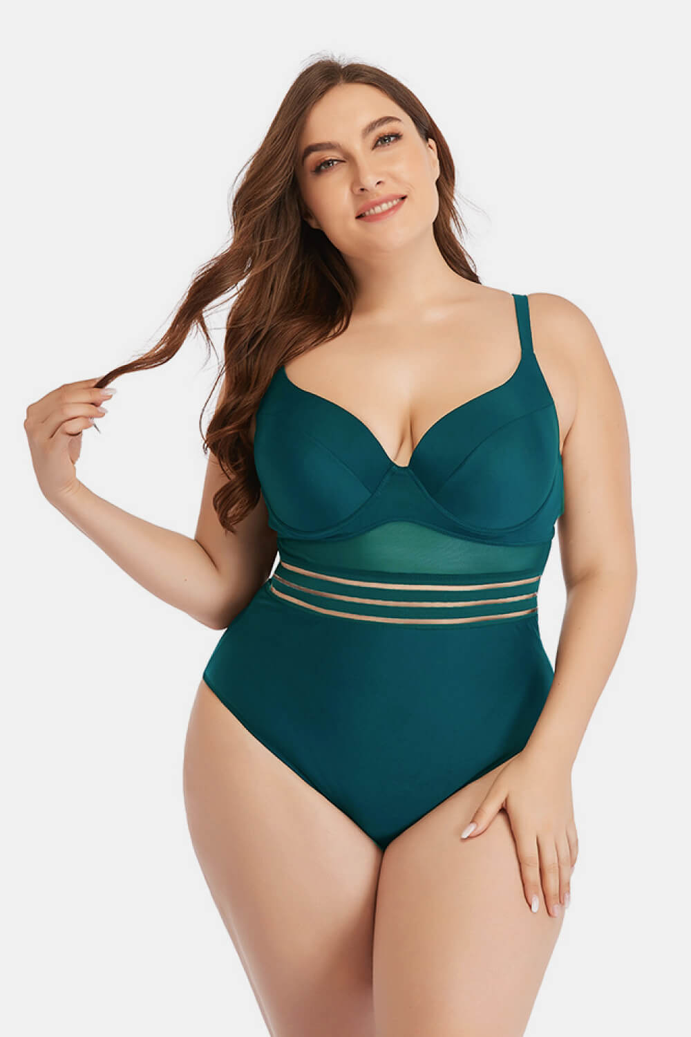 Curve Embrace One-Piece Swimsuit - Kalizeh