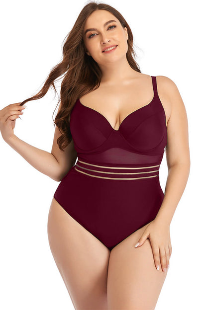 Curve Embrace One-Piece Swimsuit - Kalizeh