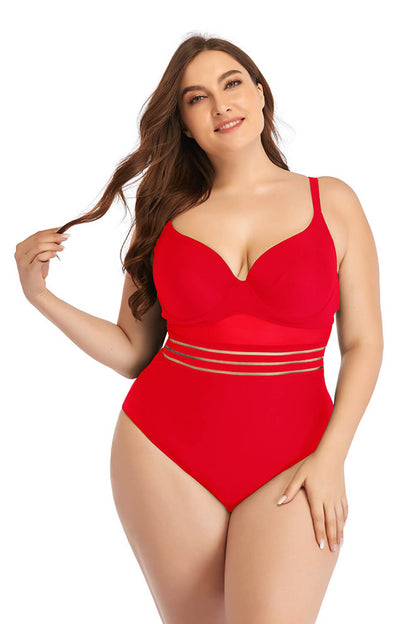 Curve Embrace One-Piece Swimsuit - Kalizeh