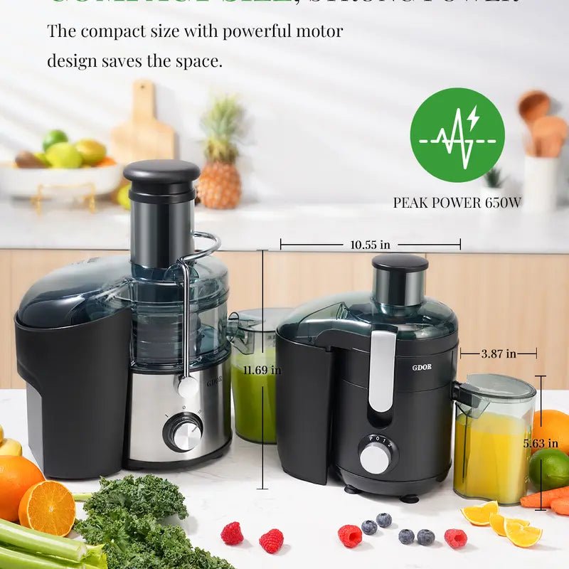 Dual Speeds Titanium Enhanced Juicer - Kalizeh