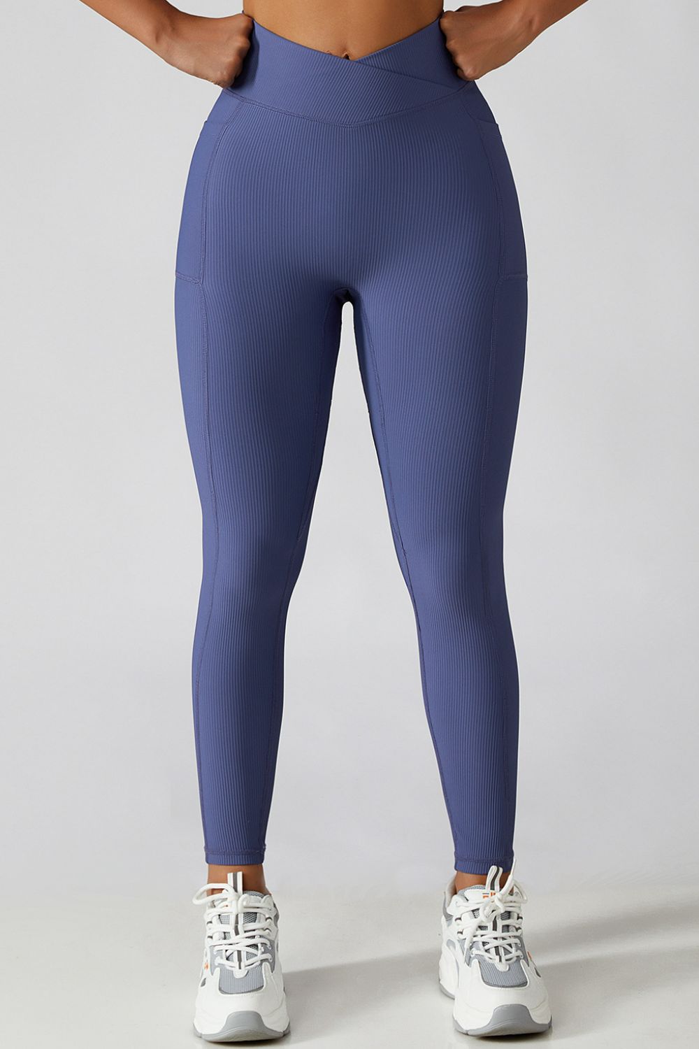 Essential Crossover Waist Leggings - Kalizeh