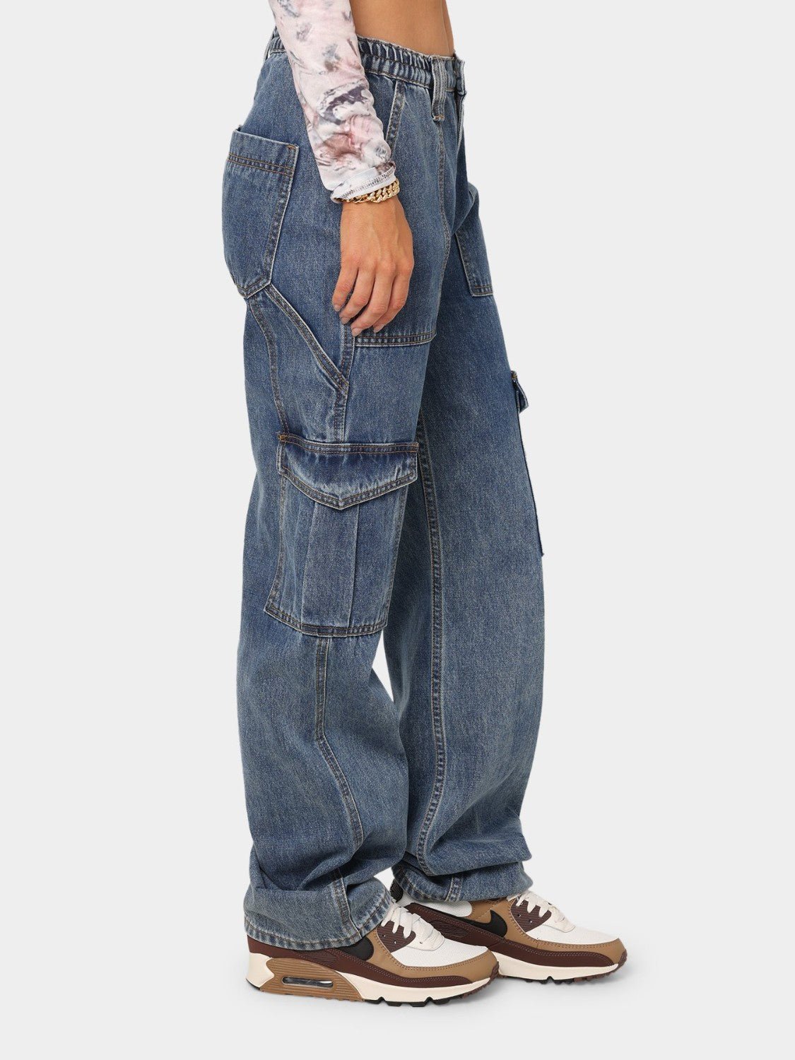 Essential Straight Leg Jeans with Pockets - Kalizeh