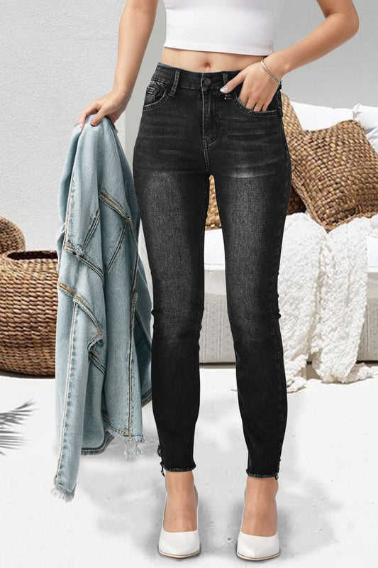 Everyday Essential Mid-Rise Skinny Jeans - Kalizeh