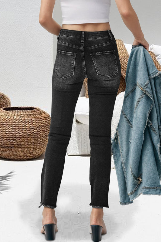 Everyday Essential Mid-Rise Skinny Jeans - Kalizeh