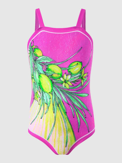 Girls Printed One-Piece Swimwear - Kalizeh