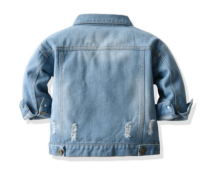 Kids Fashionable Denim Outerwear - Kalizeh