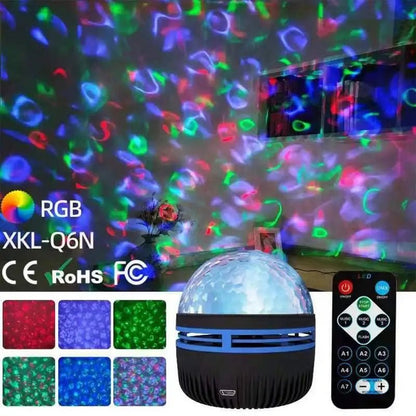 LED Water Ripple Sky Projector Light - Kalizeh