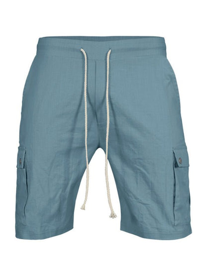 Men's Casual Slim Drawstring Cargo Shorts - Kalizeh