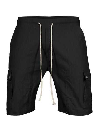 Men's Casual Slim Drawstring Cargo Shorts - Kalizeh