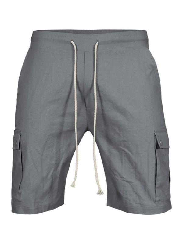 Men's Casual Slim Drawstring Cargo Shorts - Kalizeh