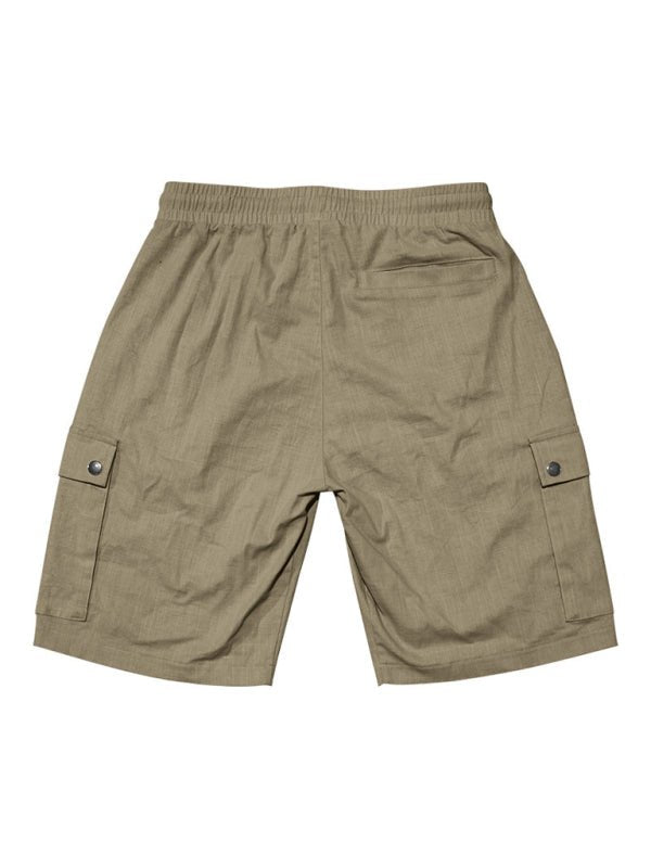 Men's Casual Slim Drawstring Cargo Shorts - Kalizeh