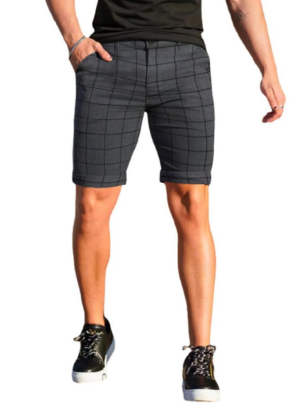 Men's Plaid Casual Shorts - Kalizeh