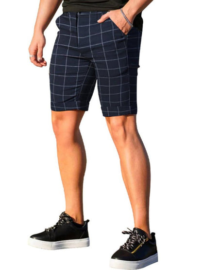 Men's Plaid Casual Shorts - Kalizeh