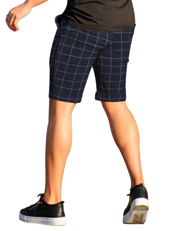 Men's Plaid Casual Shorts - Kalizeh