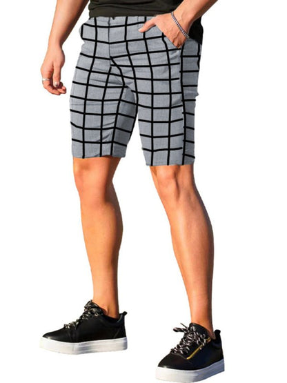 Men's Plaid Casual Shorts - Kalizeh