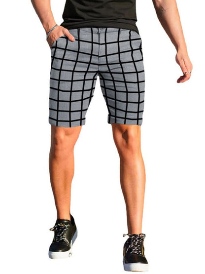 Men's Plaid Casual Shorts - Kalizeh