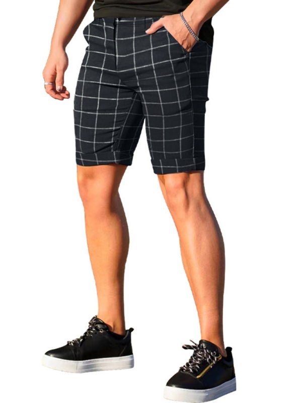 Men's Plaid Casual Shorts - Kalizeh