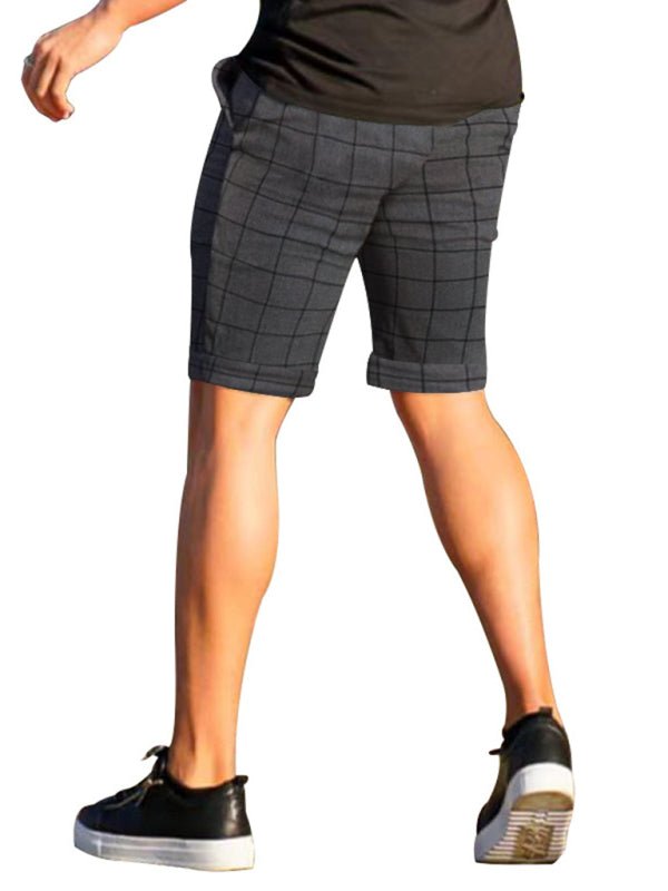 Men's Plaid Casual Shorts - Kalizeh