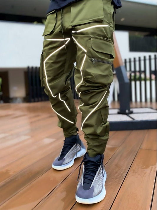 Men's Versatile Street-Style Cargo Pants - Kalizeh