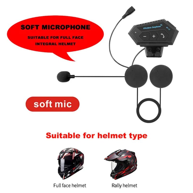 Motorcycle Helmet Bluetooth Headset 5.0 - Kalizeh