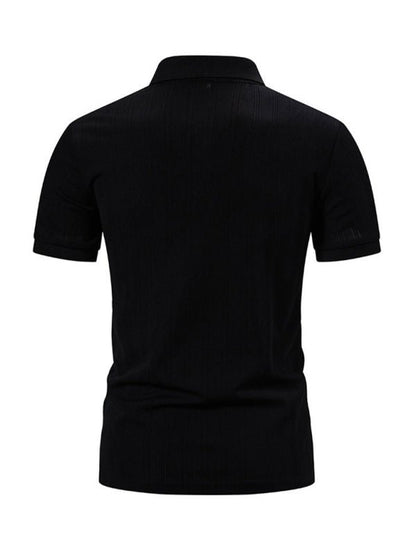 New Casual Pit Lapel Polo Shirt - Kalizeh