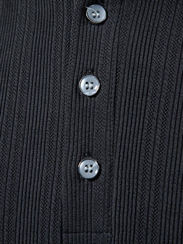 New Casual Pit Lapel Polo Shirt - Kalizeh