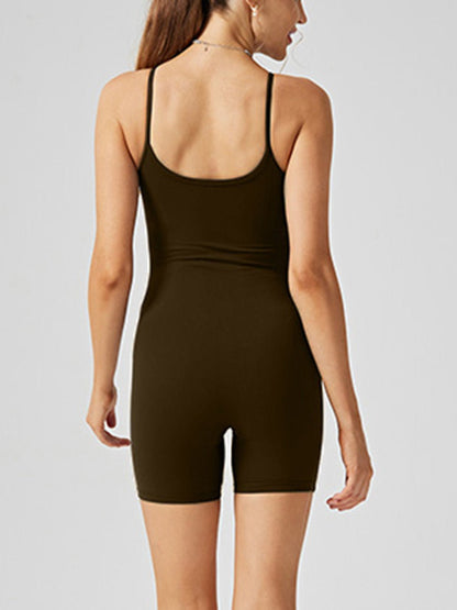 Performance Scoop Neck Romper - Kalizeh