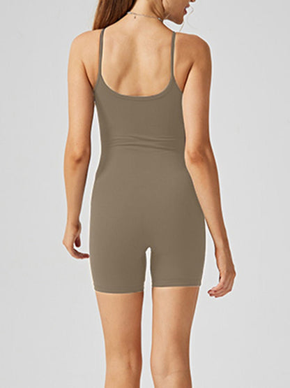 Performance Scoop Neck Romper - Kalizeh