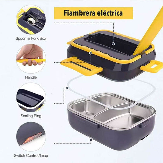 Portable Electric Lunch Box Cookware Set - Kalizeh