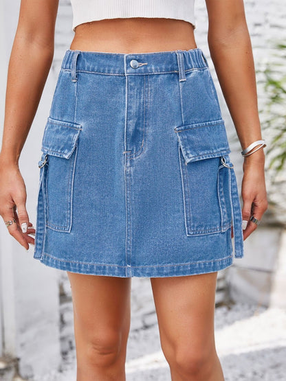 Premium Denim Skirt - Kalizeh