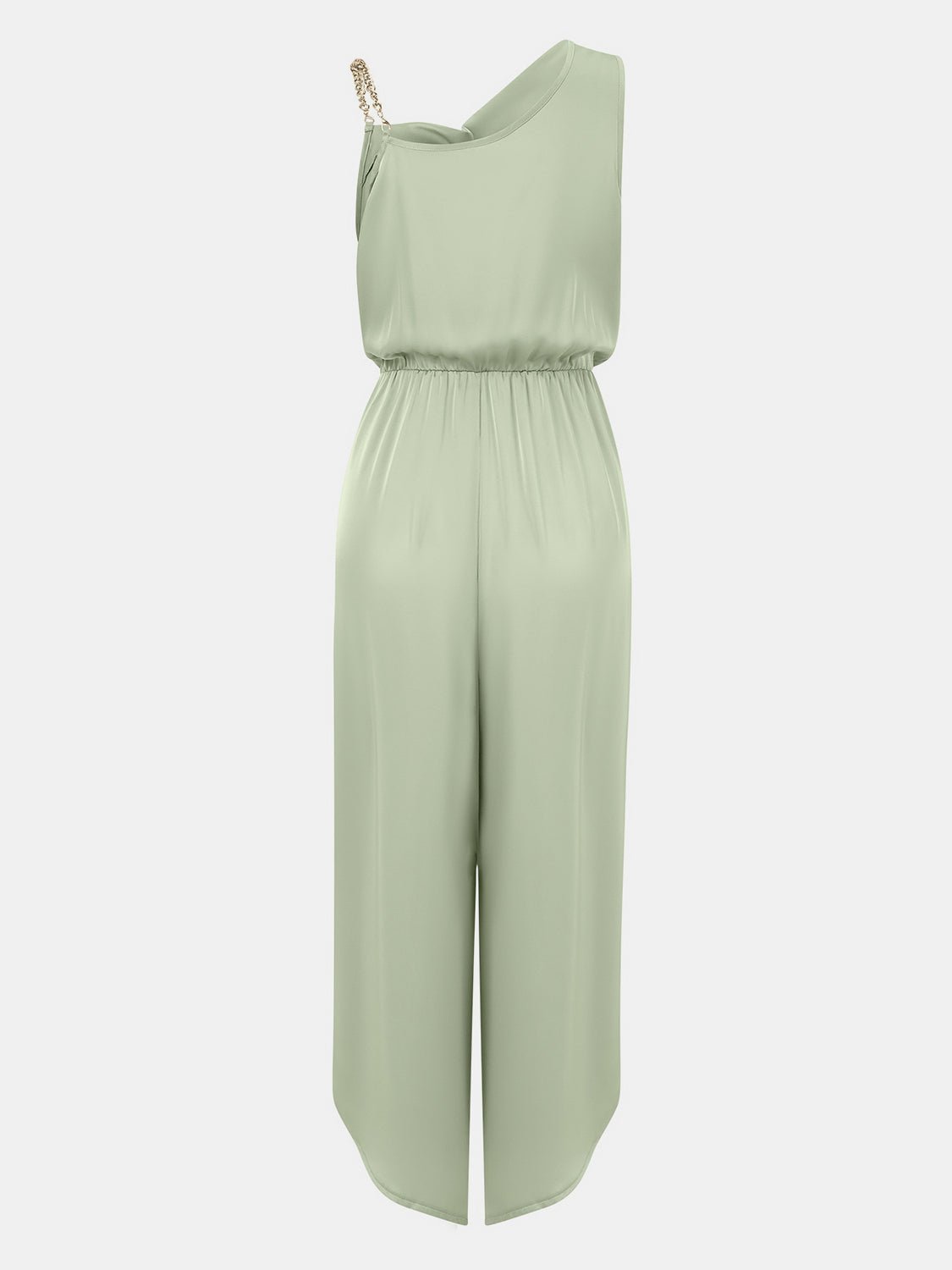 Radiant Grace Asymmetrical Neck Jumpsuit - Kalizeh