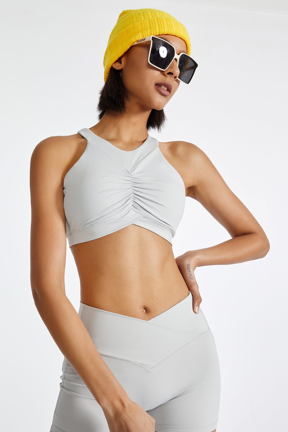 Sculpted Sophisticated Crisscross Active Tank - Kalizeh