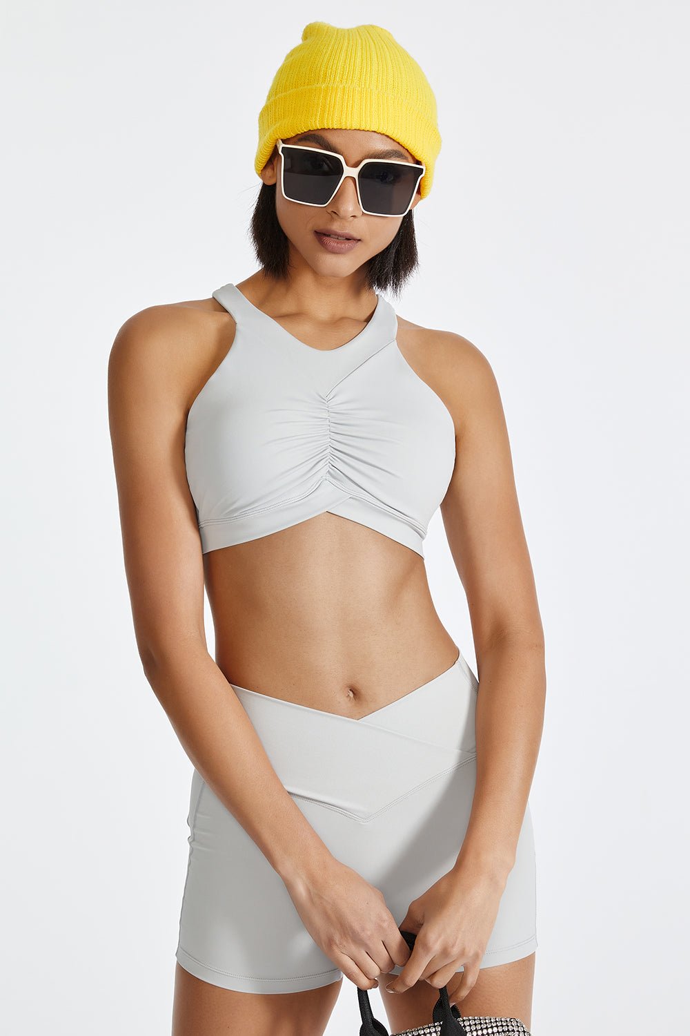 Sculpted Sophisticated Crisscross Active Tank - Kalizeh