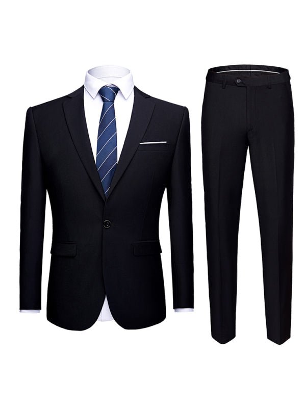 Sleek Modern Two-Piece Business Suit - Kalizeh