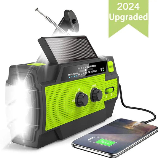 Solar Powered Hand Crank Radio - Kalizeh