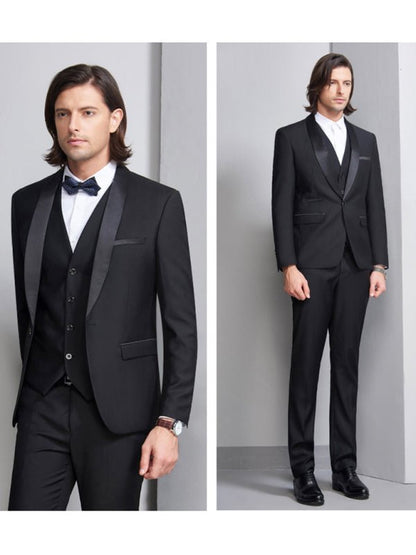 Sophisticated Three-Piece Business Suit - Kalizeh