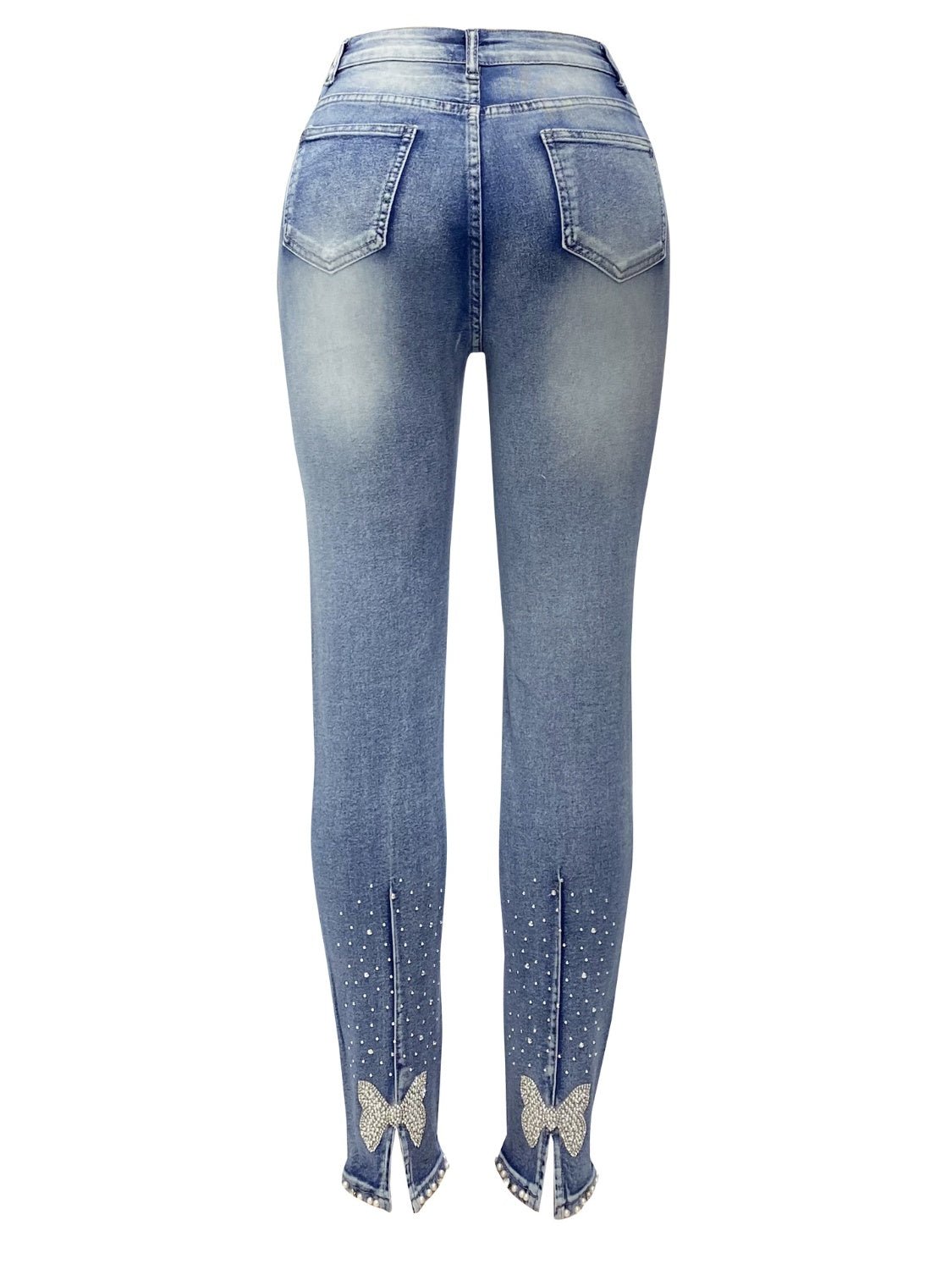 Sparkling Elegance Skinny Jeans - Kalizeh