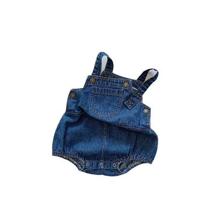 Spring and Summer Baby Denim Rompers - Kalizeh