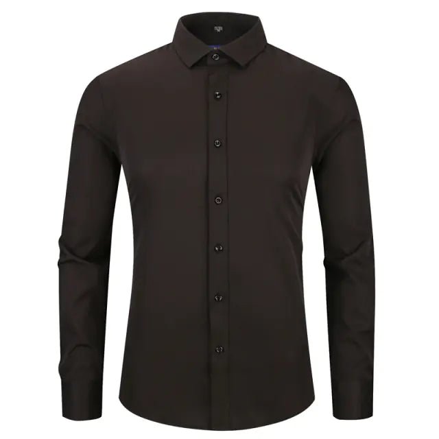 Stay Sharp: Anti-Wrinkle Men's Dress Shirt - Kalizeh