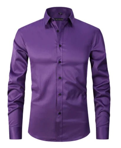 Stay Sharp: Anti-Wrinkle Men's Dress Shirt - Kalizeh