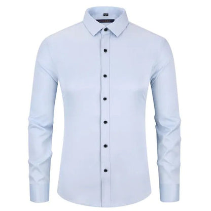 Stay Sharp: Anti-Wrinkle Men's Dress Shirt - Kalizeh