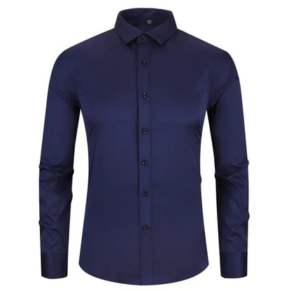 Stay Sharp: Anti-Wrinkle Men's Dress Shirt - Kalizeh