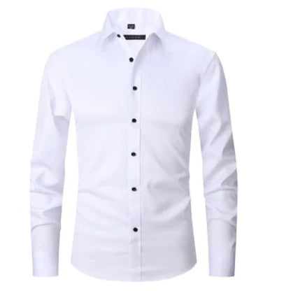 Stay Sharp: Anti-Wrinkle Men's Dress Shirt - Kalizeh