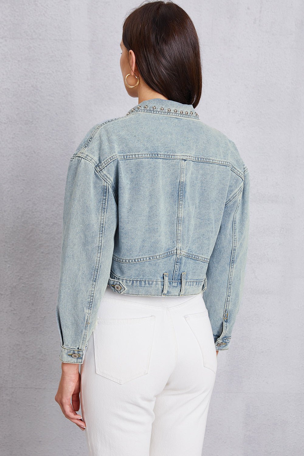 Studded Denim Jacket - Kalizeh