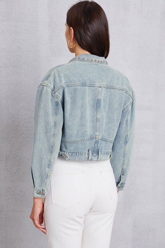 Studded Denim Jacket - Kalizeh