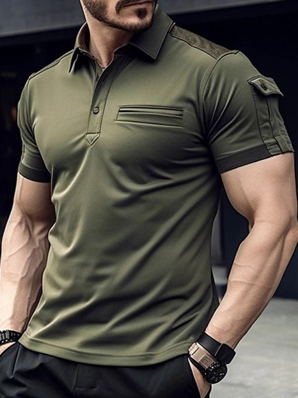 Stylish Muscle Sports Polo Shirt - Kalizeh