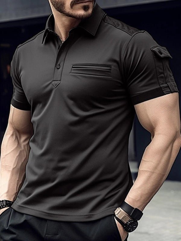 Stylish Muscle Sports Polo Shirt - Kalizeh