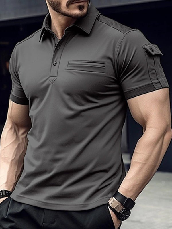 Stylish Muscle Sports Polo Shirt - Kalizeh